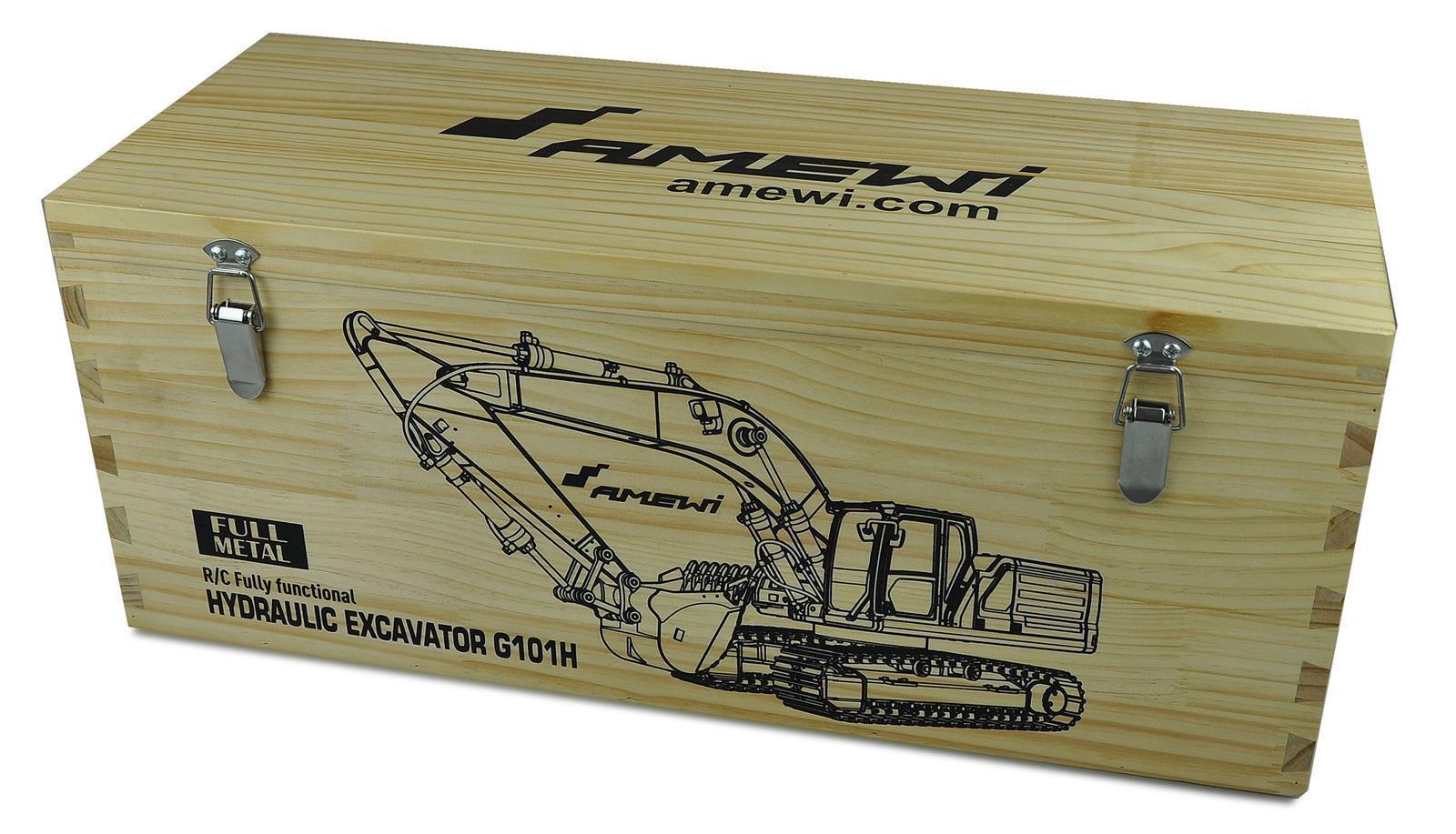 G101H Vollmetall Hydraulikbagger 1:16 RTR gelb