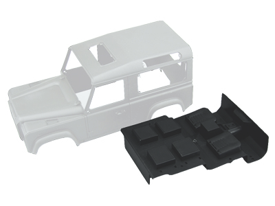 Landrover Defender Karosserie + Anbauteile für 1:10 Landrover Defender Karosserie + Anbauteile für 1:10
