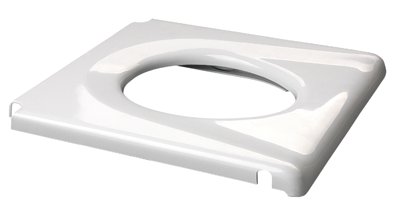 Sitzbrille mit Eimerhalterung, weiß>>>> Sitzbrille mit Eimerhalterung, weiß>>>>