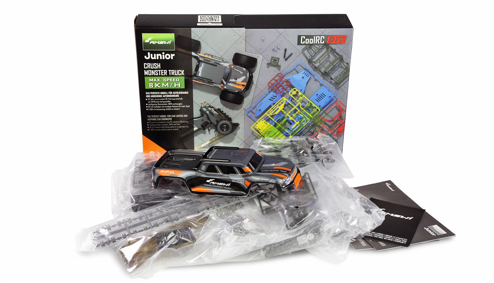 CoolRC DIY Crush Monster Truck 2WD 1:18 Bausatz CoolRC DIY Crush Monster Truck 2WD 1:18 Bausatz