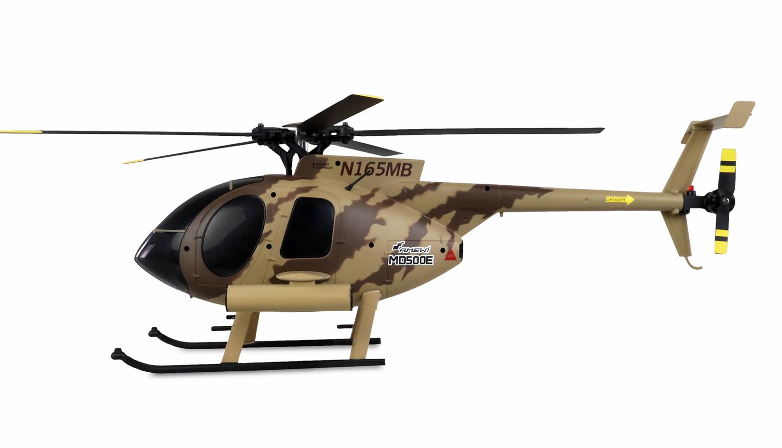AFX MD500E Militär brushless 4-Kanal 325mm Helikopter 6G RTF braun AFX MD500E Militär brushless 4-Kanal 325mm Helikopter 6G RTF braun