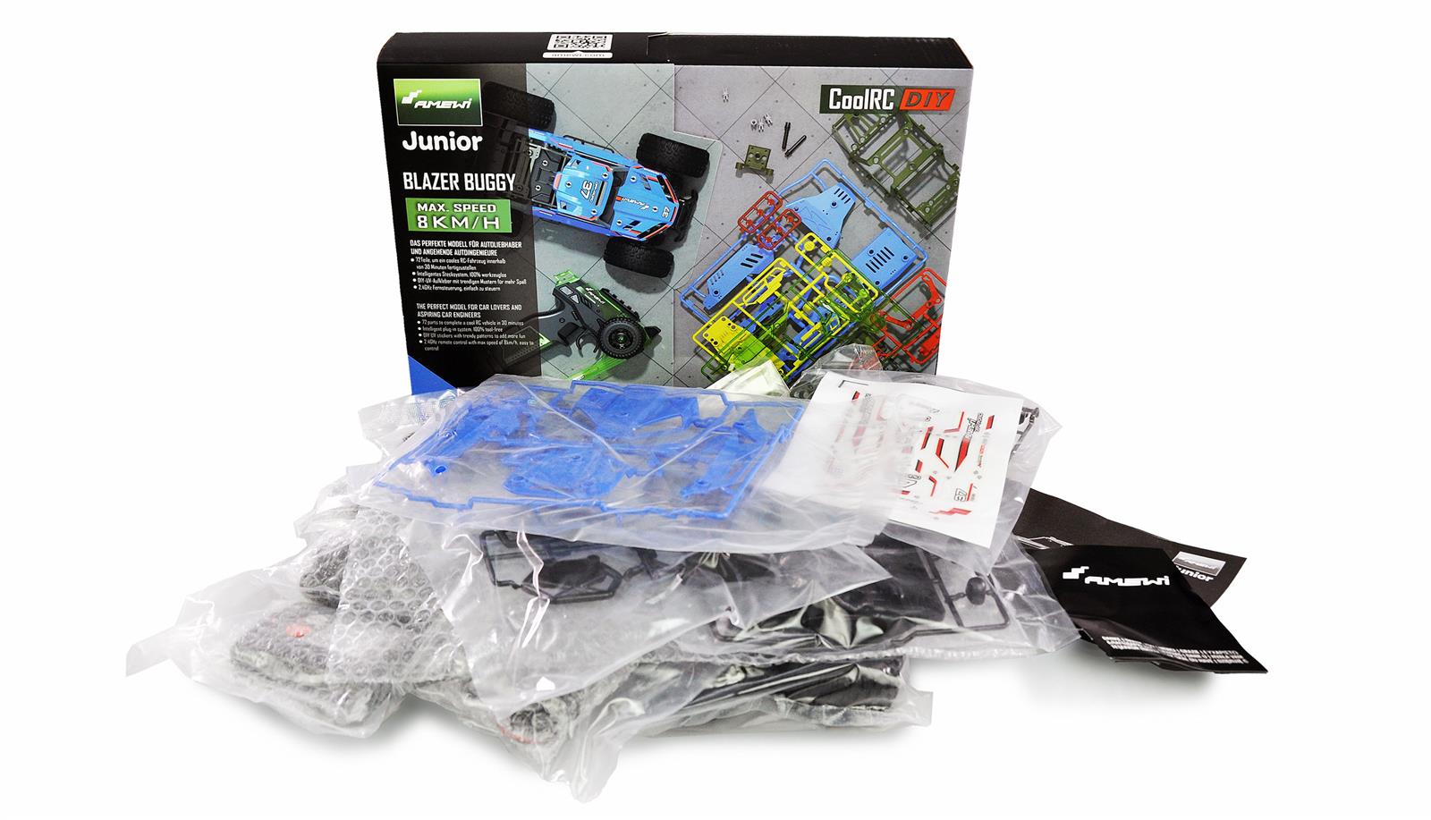 CoolRC DIY Blazer Buggy 2WD 1:18 Bausatz blau CoolRC DIY Blazer Buggy 2WD 1:18 Bausatz blau