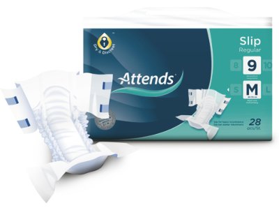 Windelhose Attends Slip Regular 10 L Hüfte 100 bis 150 cm(1Karton: 2x26 Stück)>>>>