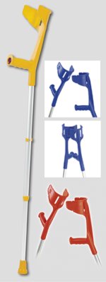 Unterarmgehstütze Magic-Twin, Standard-Clip>>>>Farbe: türkisblau