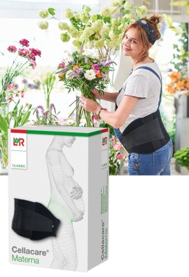 Schwangerschaftsorthese Cellacare Materna Classic schwarz-grün>>>> Schwangerschaftsorthese Cellacare Materna Classic schwarz-grün>>>>