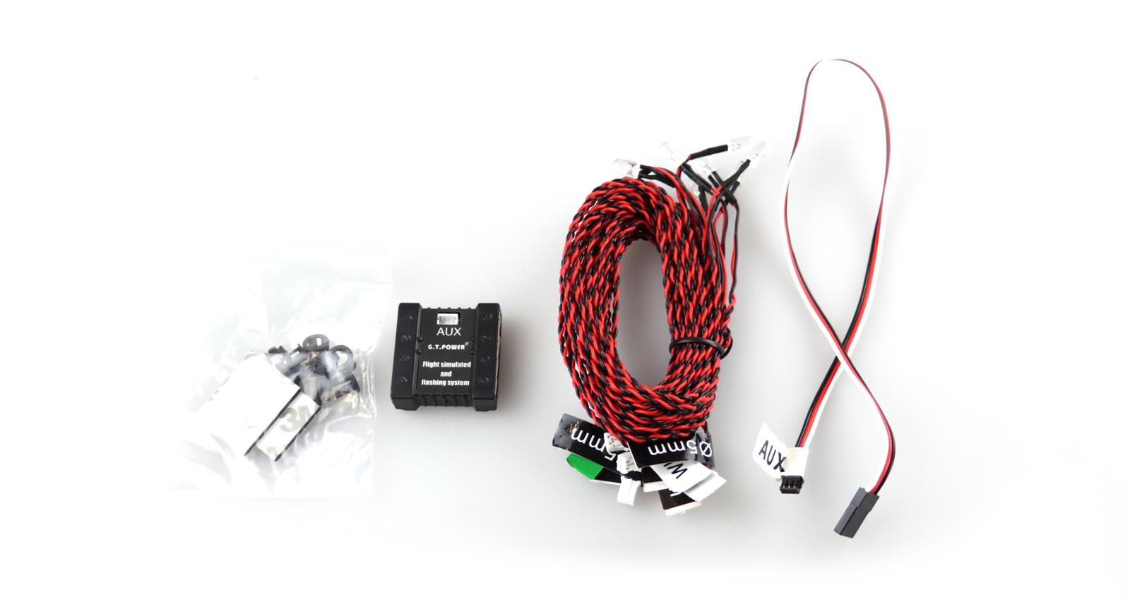 LED Flugzeug Lichtsystem mit Kontrolleinheit LED Flugzeug Lichtsystem mit Kontrolleinheit