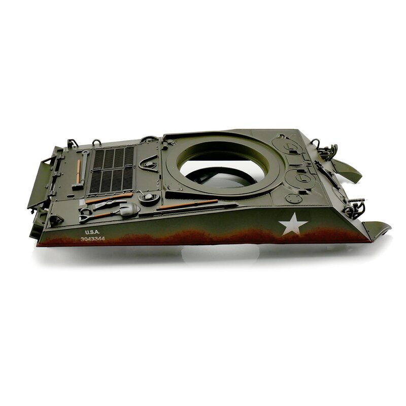 Sherman M4A3 75mm Oberwanne lackiert Sherman M4A3 75mm Oberwanne lackiert