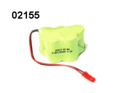 02155 Akku 6V Hump 1100mAh