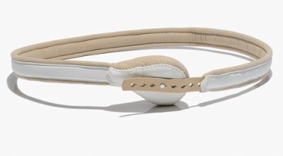 Bort Federbruchband HerniaFix, runde Pelotte, lange Feder, beige>>>>105 cm links