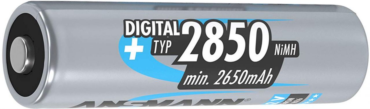 ANSMANN 1 Zelle Digital NiMH Akku Mignon AA Typ 2850 min. 2650mAh Bulk 5035092 ANSMANN 1 Zelle Digital NiMH Akku Mignon AA Typ 2850 min. 2650mAh Bulk 5035092
