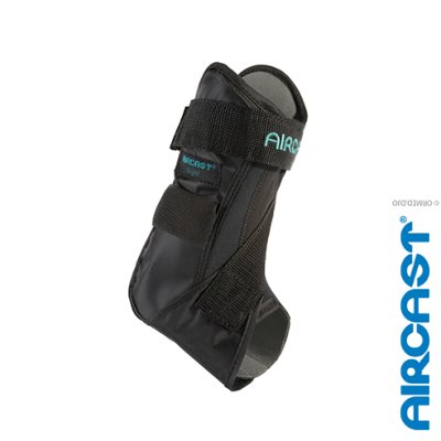 Sprunggelenkorthese AIRCAST Airgo schwarz>>>>Gr. S links