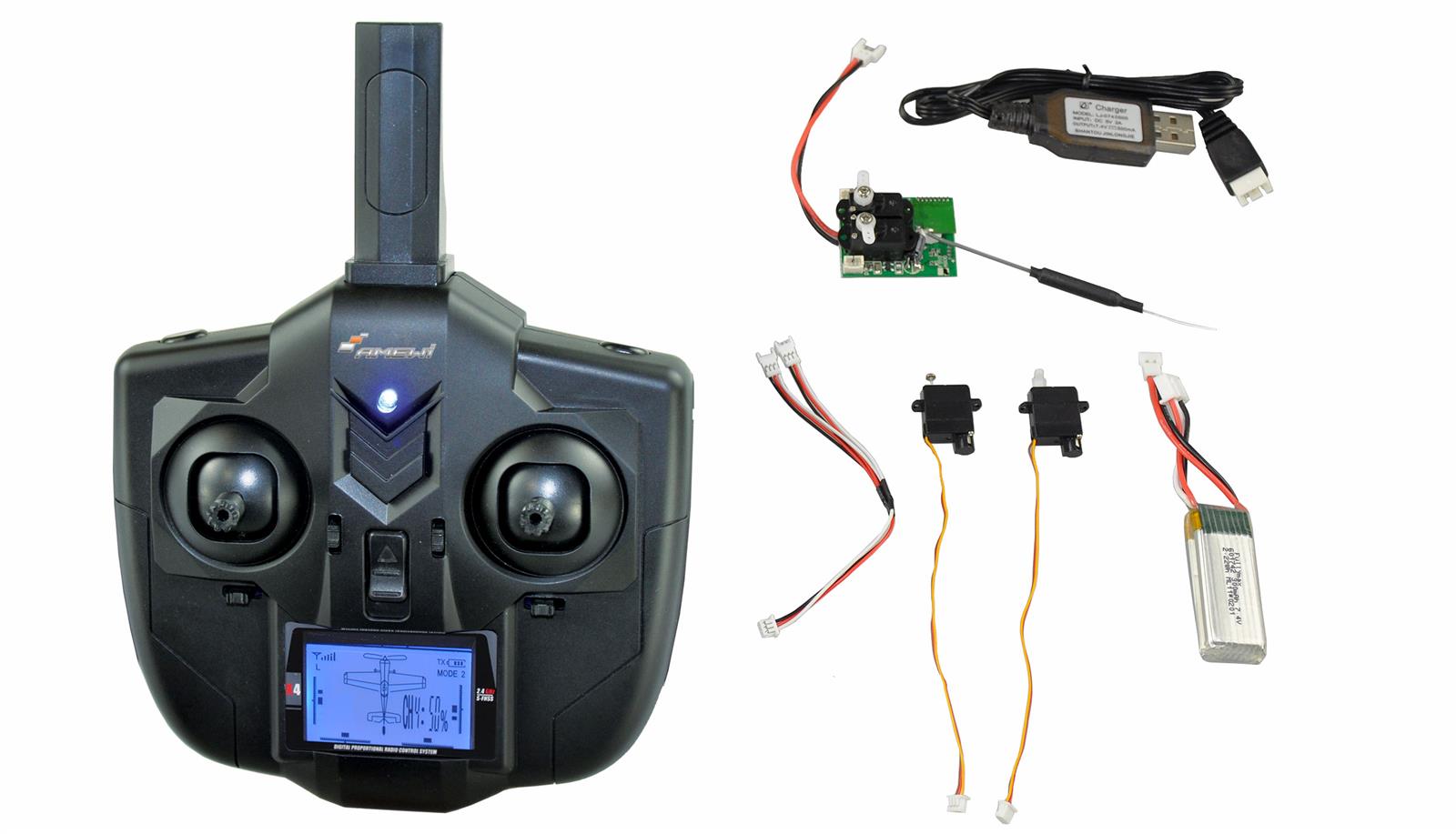 Elektronik Set für Micro RC Flugzeuge inkl. Gyro Mode 2 Elektronik Set für Micro RC Flugzeuge inkl. Gyro Mode 2