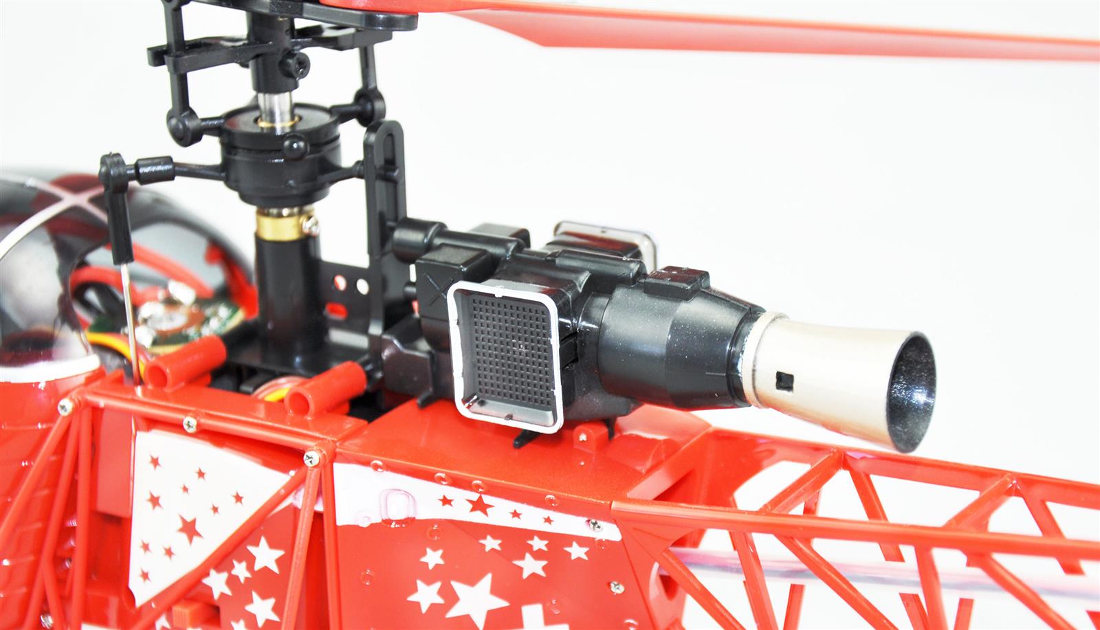 LAMA mit LCD Fernsteuerung 4 Kanal, 2.4 GHz Lama V2 Single-Rotor-Helikopter 4-Kanal RTF