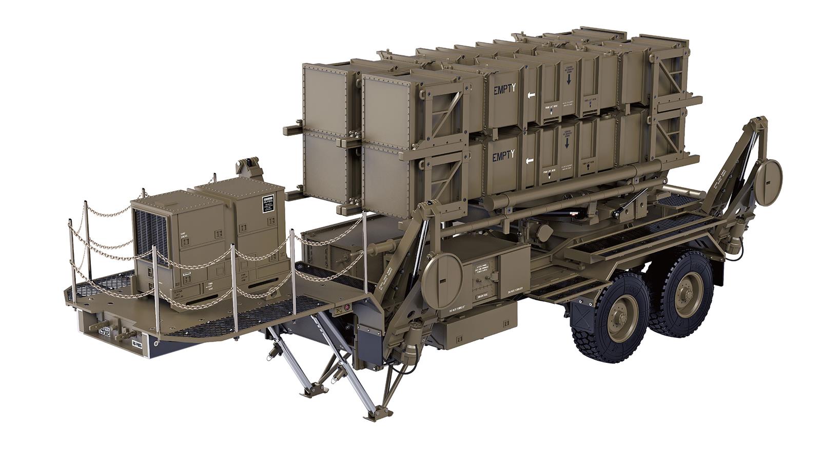 U.S. M747 Sattelaufflieger Raketenwerfer grün KIT U.S. M747 Sattelaufflieger Raketenwerfer grün KIT