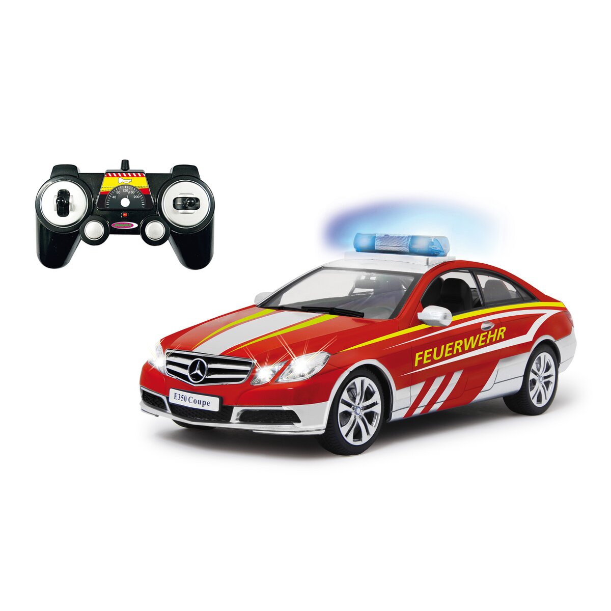 Mercedes-Benz E 350 Coupe Feuerwehr 1:16 weiß/rot 2,4GHz