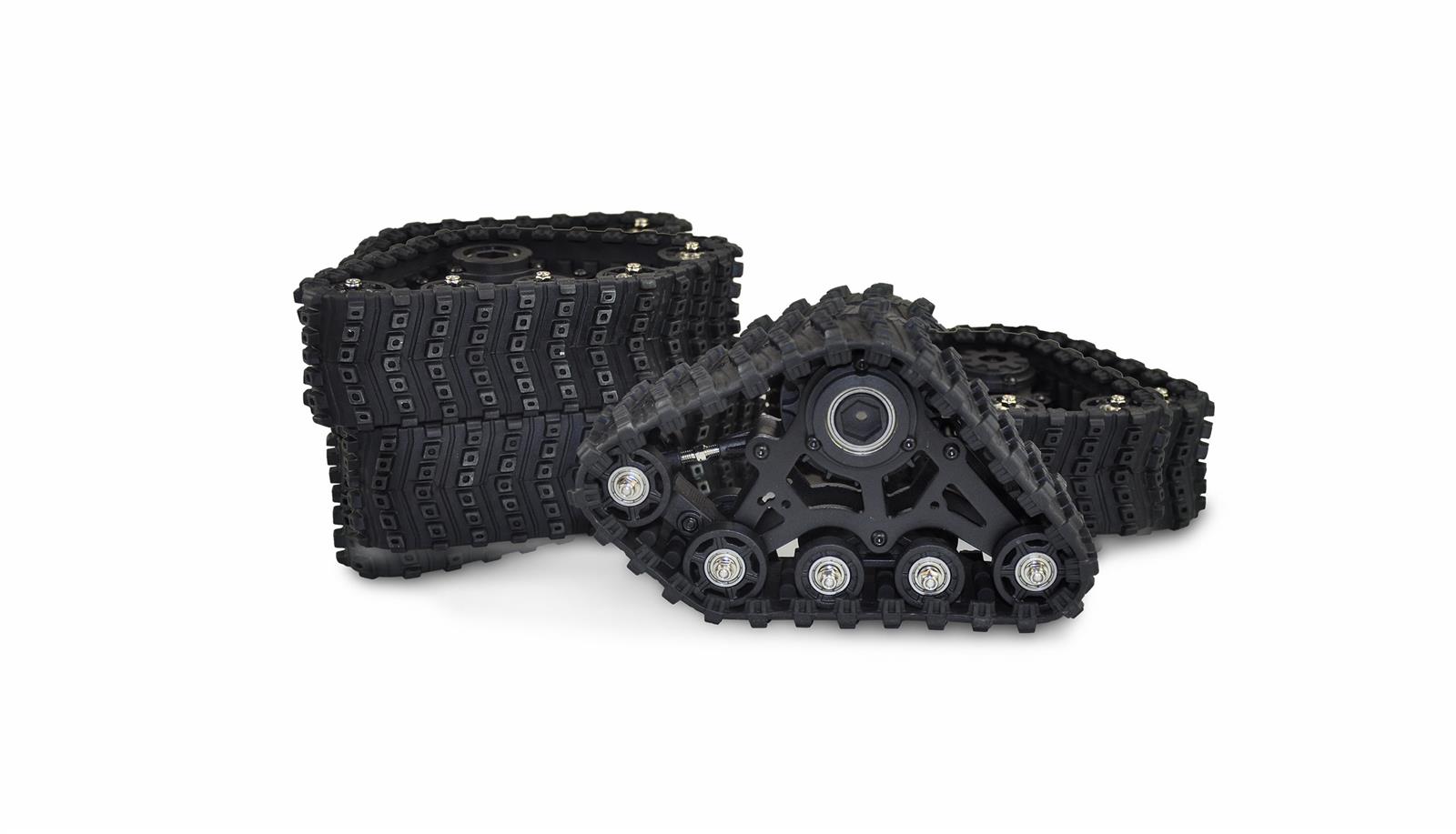 Kettenfahrwerk mit Dämpfungssystem schwarz Kettenfahrwerk mit Dämpfungssystem schwarz