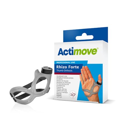 Daumenorthese Actimove Rhizo Forte, grau>>>>Gr. M links Daumenorthese Actimove Rhizo Forte, grau>>>>Gr. M links