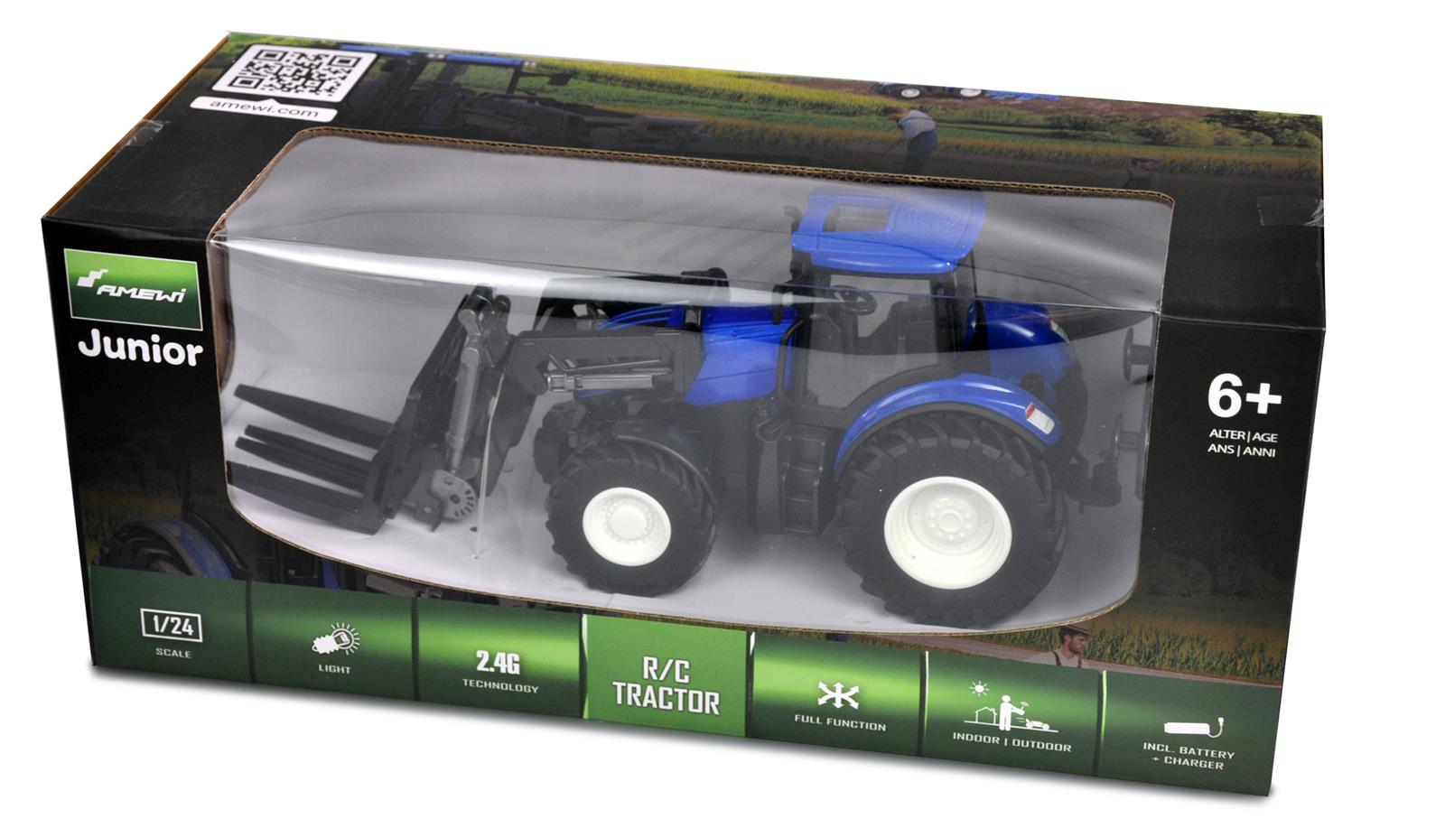 RC Traktor Frontlader mit Palettengabel 1:24 RTR