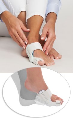 Hallux Valgus Schiene Hallufix weiß>>>>Gr. L