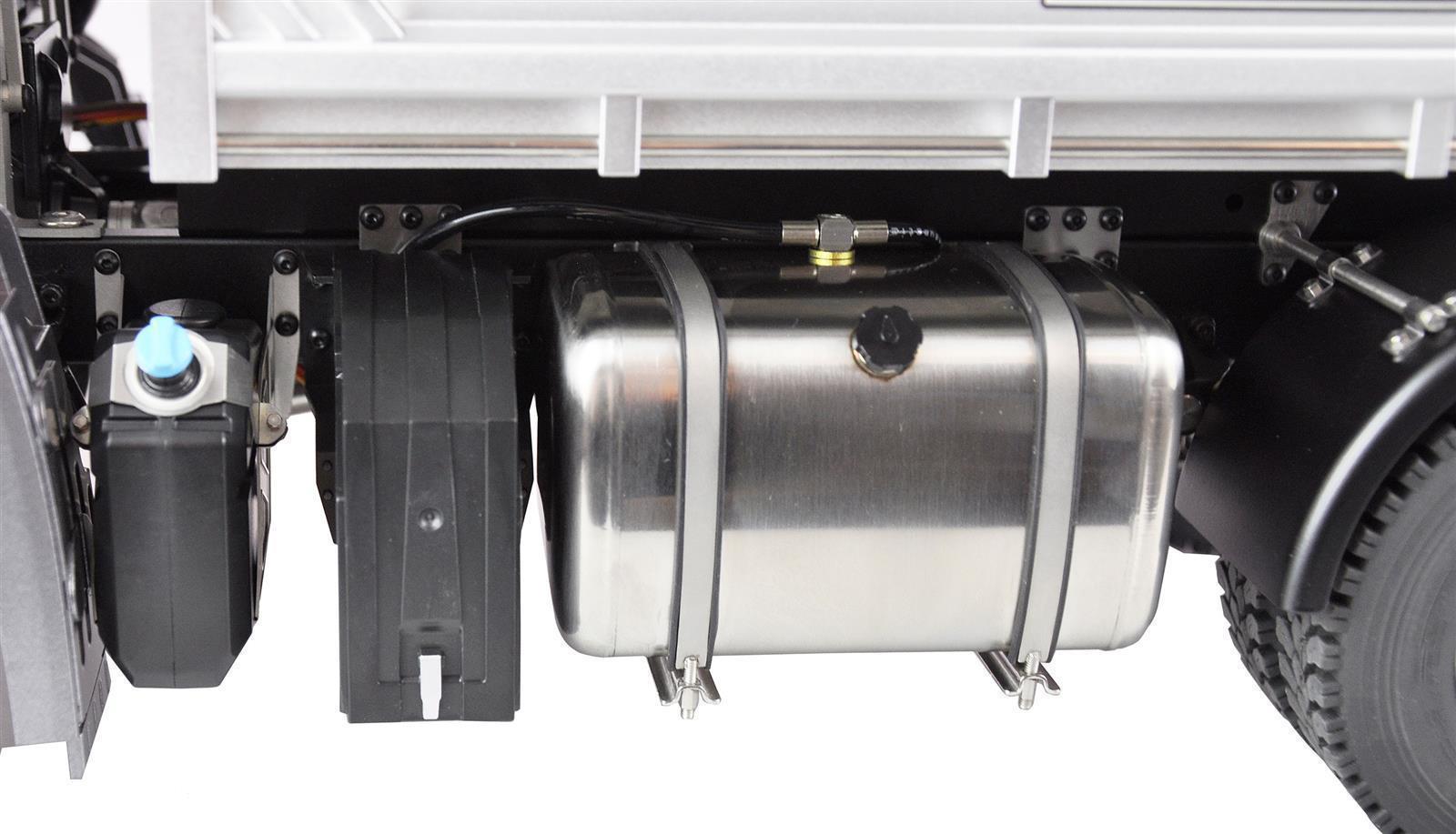 Mercedes-Benz Arocs Hydraulik Muldenkipper Pro 4x4 1:14 RTR grau Mercedes-Benz Arocs Hydraulik Muldenkipper Basic 4x2 1:14 RTR hellblau