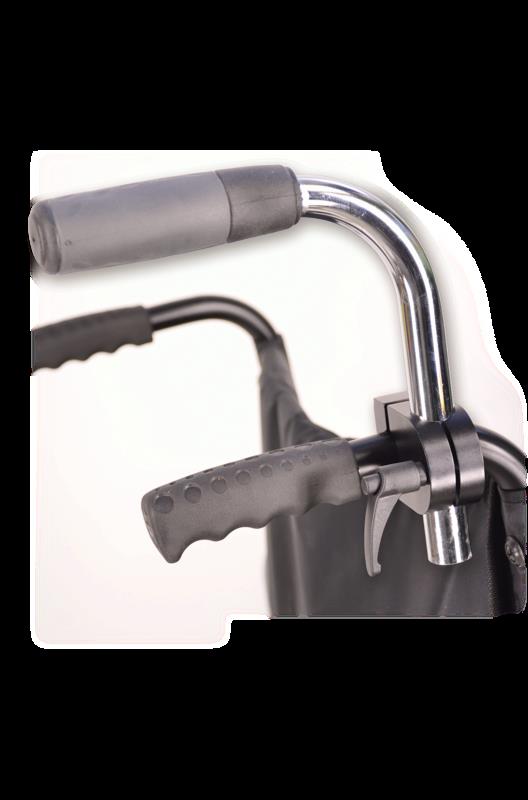 SGE-MPB.25 universelle Schiebegriff-Erhöhung 1Paarsilber glänzend/ schwarzEdelstahl/ Alu/ Kunststoff