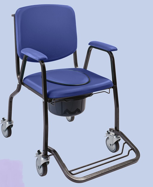 Toilettenrollstuhl Confort Mobil mit Standard-Sitzplatte Ocean Toilettenrollstuhl Confort Mobil mit Standard-Sitzplatte Ocean