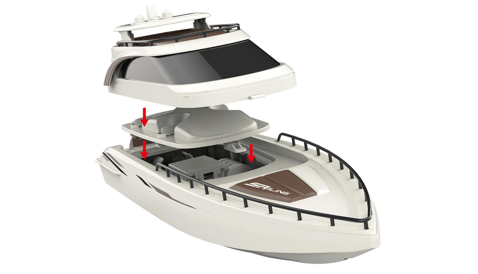 Rising Sun Cruise Yacht 380mm RTR