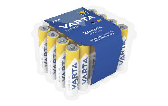Micro-Batterie VARTA ''Energy'' Alkaline, Typ AAA, LR06, 1,5V, 24er Pack Micro-Batterie VARTA ''Energy'' Alkaline, Typ AAA, LR06, 1,5V, 24er Pack