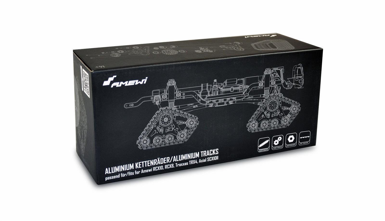 Kettenfahrwerk mit Dämpfungssystem gun metal Kettenfahrwerk mit Dämpfungssystem schwarz