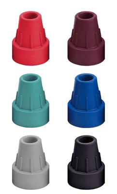 Gummikapseln für Gehhilfen und Stöcke 16mm, (VPE: 10 Stück)>>>>Farbe: aubergine