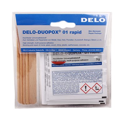 Epoxidharzkleber Delo-Duopox 01 rapid, 2 Komponenten (VPE: 10 x 3g)>>>>