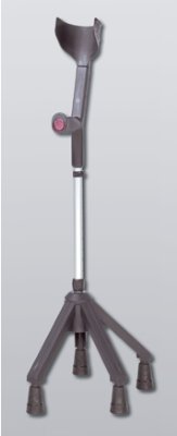 Vierfußunterarmgehstütze Quadro>>>>Farbe: lichtgrau Vierfußunterarmgehstütze Quadro>>>>Farbe: lichtgrau