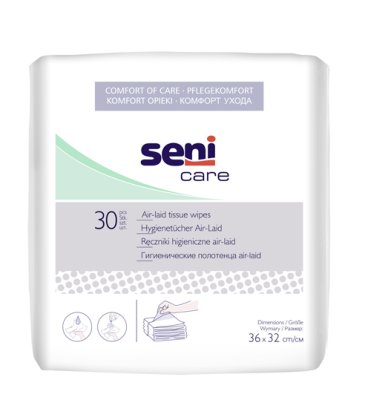 Seni Care Hygienetücher Air-Laid 36 x 32 cm (VPE: 30 Stück)>>>> Seni Care Hygienetücher Air-Laid 36 x 32 cm (VPE: 30 Stück)>>>>