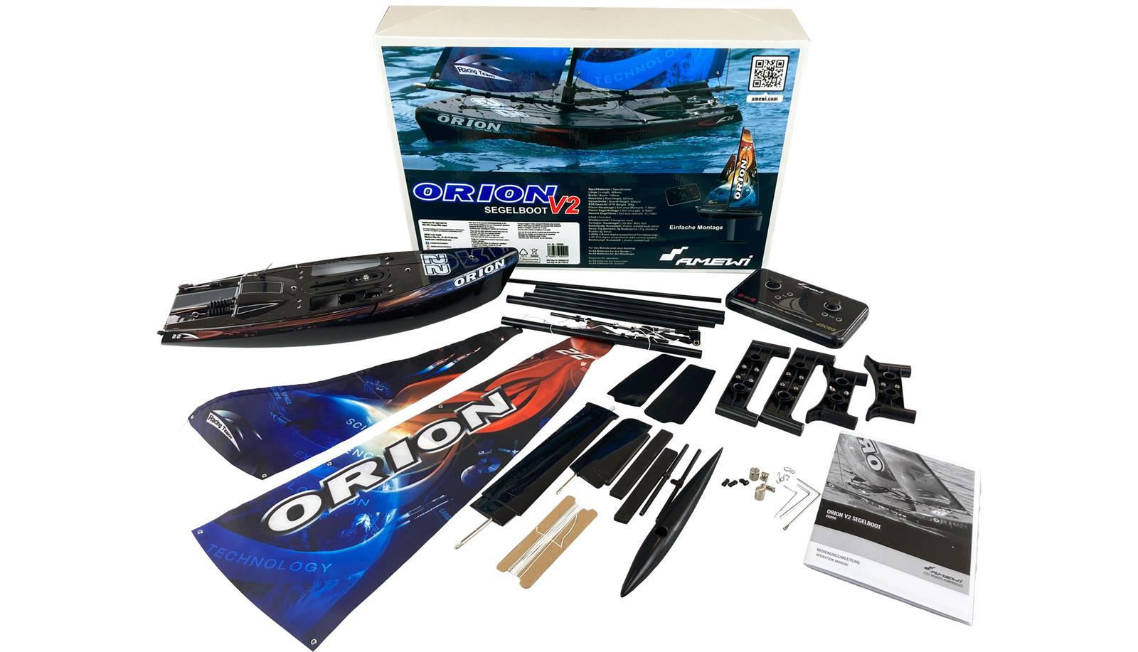 Orion V2 Segelboot 460mm ARTR Orion V2 Segelboot 460mm ARTR