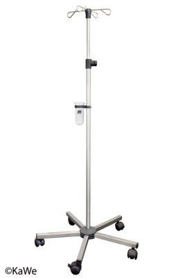 Infusionsständer 4-armig mit Abtropfglas und Flaschenkreuz>>>> Infusionsständer 4-armig mit Abtropfglas und Flaschenkreuz>>>>