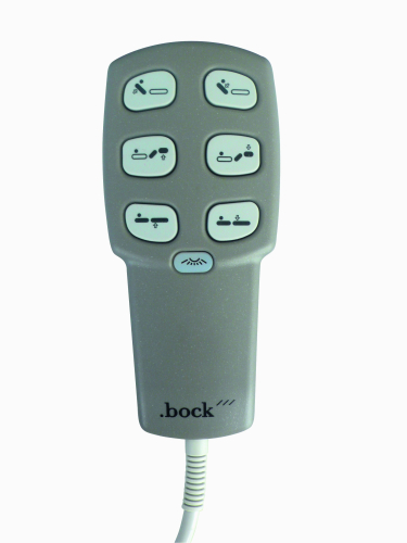 Handschalter Bock (limoss), 7 Tasten, HC470, Kopf, Fuß, Höhe, Licht / Gehäuse, Tasten, Kabel grau>>>> Handschalter Bock (limoss), 7 Tasten, HC470, Kopf, Fuß, Höhe, Licht / Gehäuse, Tasten, Kabel grau>>>>