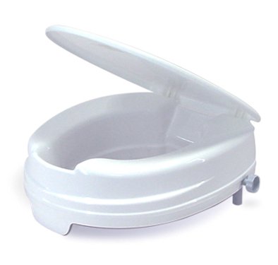 Toilettensitzerhöhung Relaxon Basic ohne Armlehne>>>>Ausf.: mit Deckel