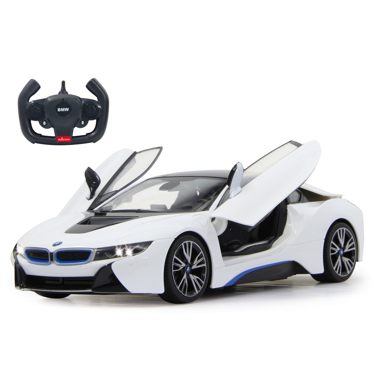 BMW I8 1:14 weiss 40MHz Tür fernbedienbar BMW I8 1:14 weiss 40MHz Tür fernbedienbar
