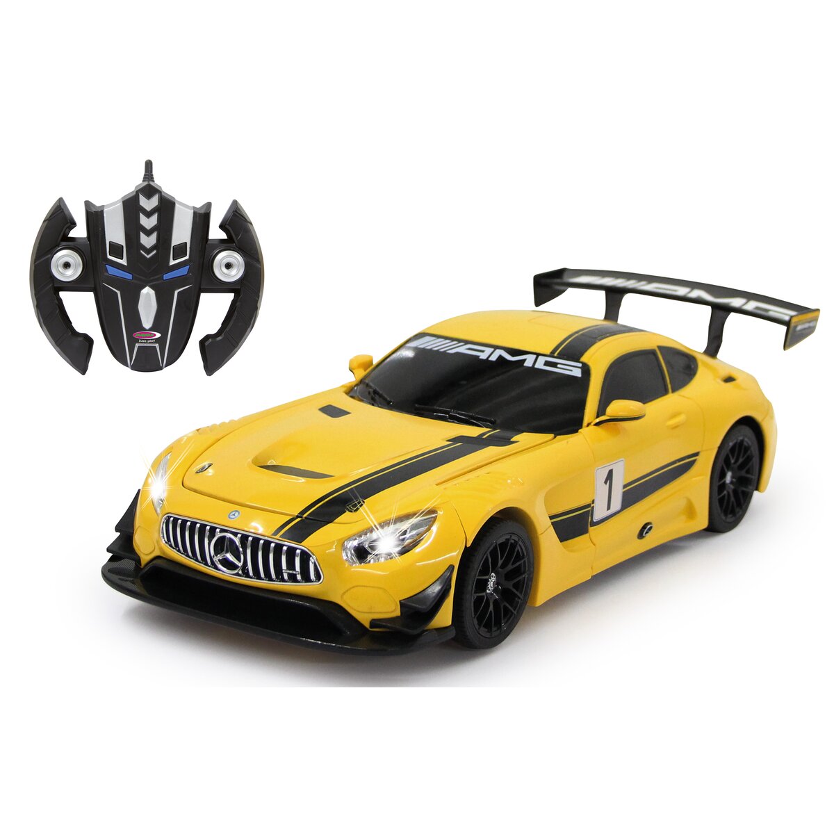 Mercedes-AMG GT3 1:14 gelb 2,4GHz transformable Mercedes-AMG GT3 1:14 gelb 2,4GHz transformable