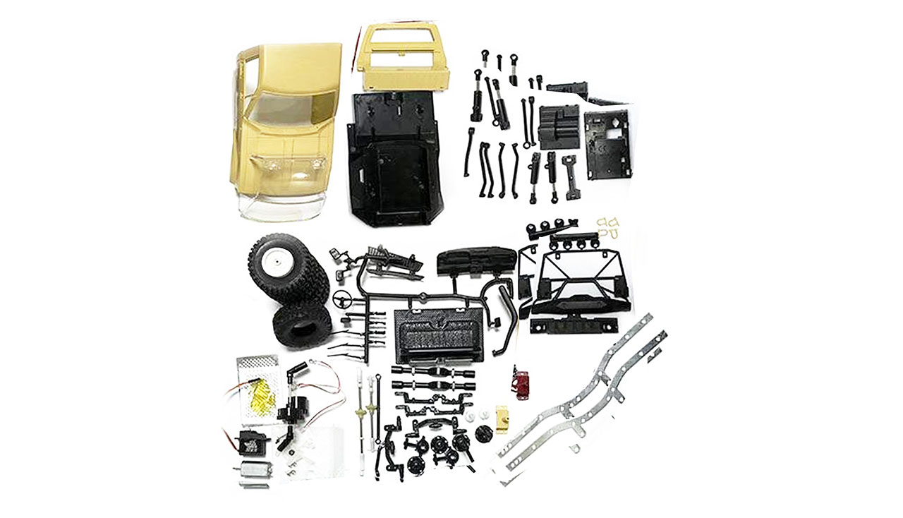 Pick-up Truck 4WD 1:16 Bausatz sand Pick-up Truck 4WD 1:16 Bausatz sand