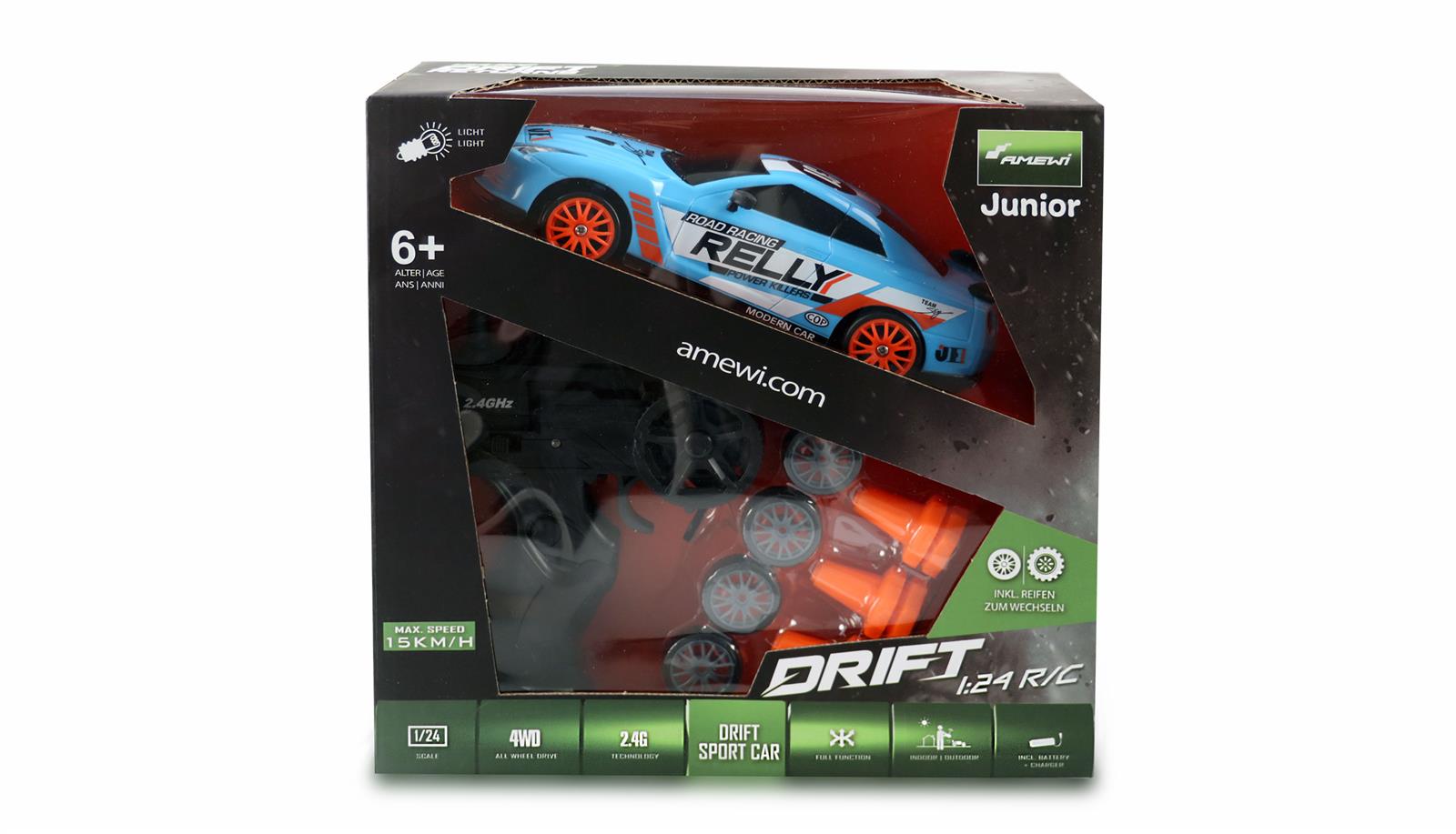 Drift Sport Car 4WD 1:24 RTR grün