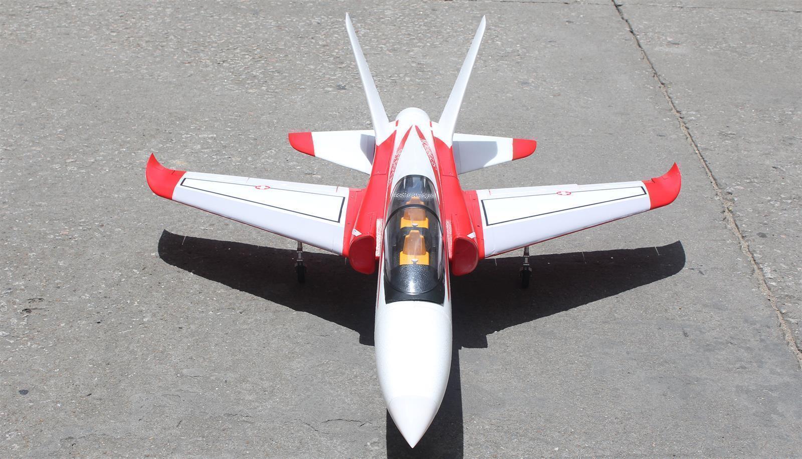 AMXFlight Super Scorpion 1260mm 6-8S PNP rot/weiß