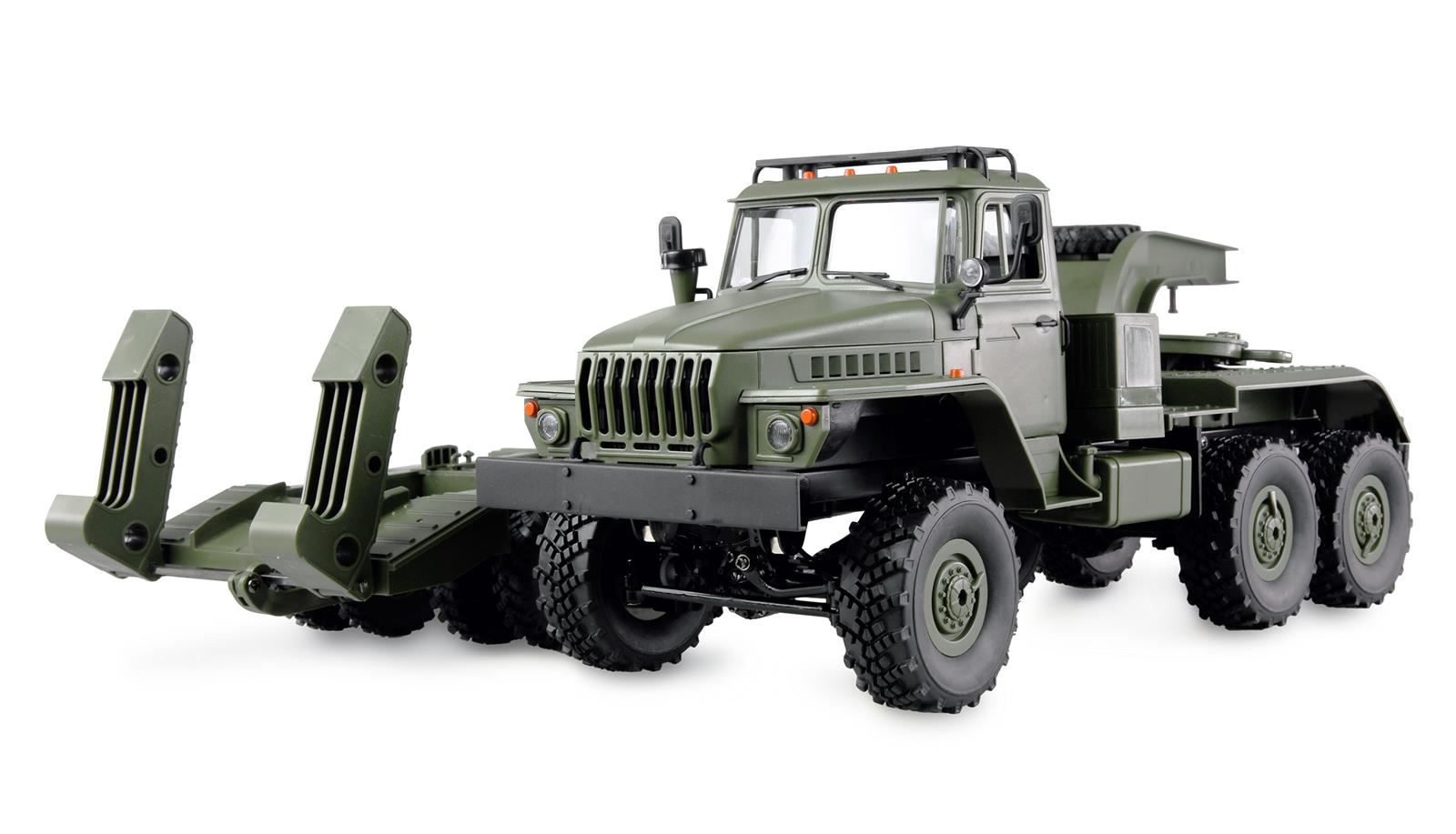 Ural B36 Militär LKW 6WD mit Tieflader 1:16 RTR Ural B36 Militär LKW 6WD mit Tieflader 1:16 RTR