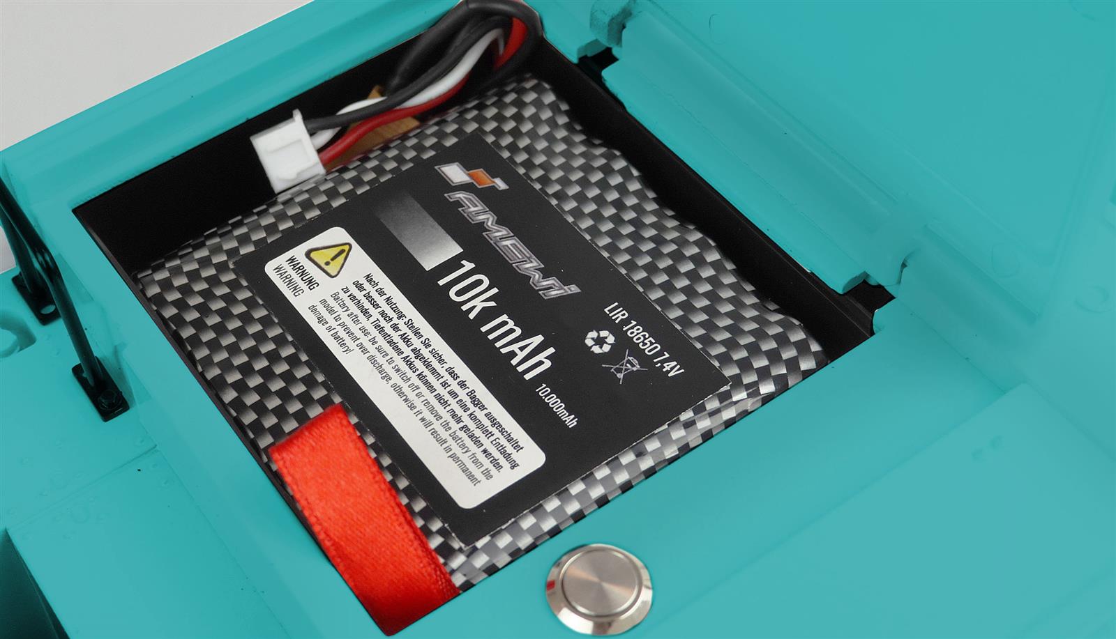 G101H Vollmetall Hydraulikbagger 1:16 RTR G101H V2 Vollmetall Hydraulikbagger 1:16 RTR petrol