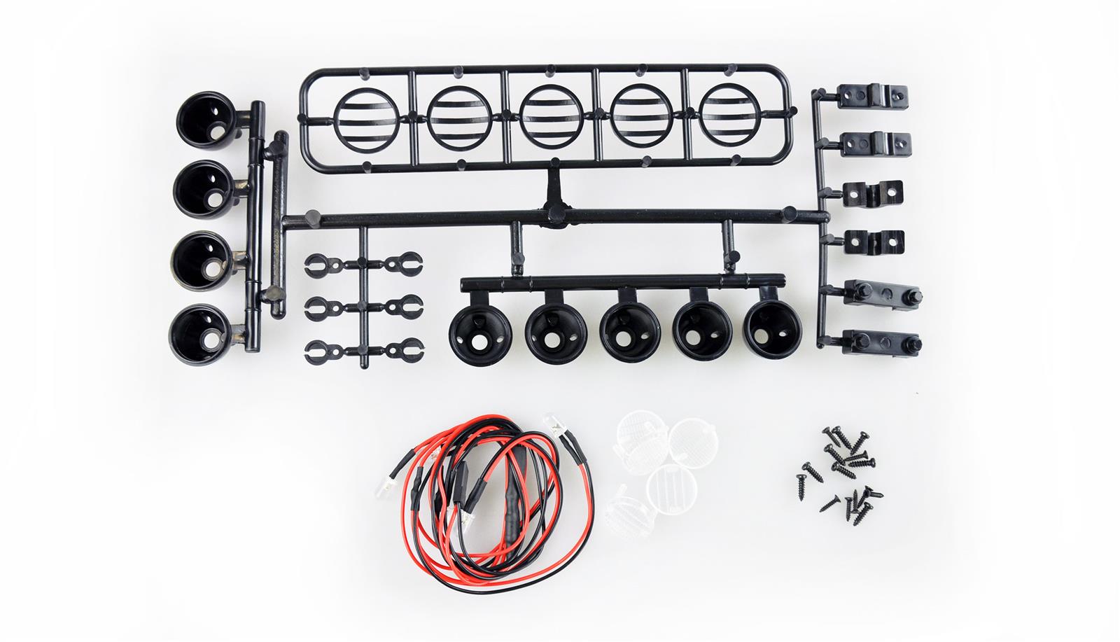 LED Crawler Dachscheinwerfer schwarz LED Crawler Dachscheinwerfer schwarz