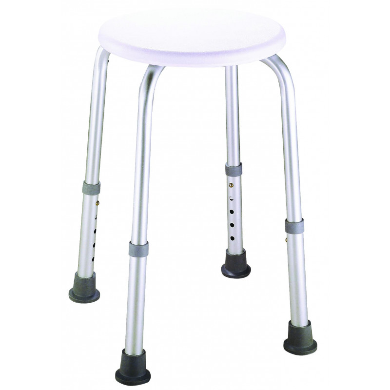 DH30 DL 5Stück Duschhocker runde Sitzfläche, höhenverstellbar