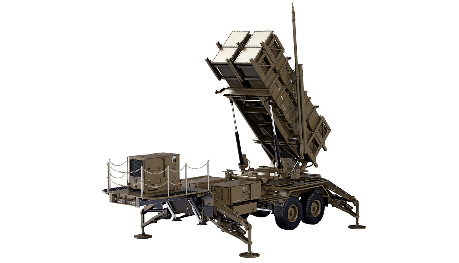 U.S. M747 Sattelaufflieger Raketenwerfer grün KIT U.S. M747 Sattelaufflieger Raketenwerfer grün KIT