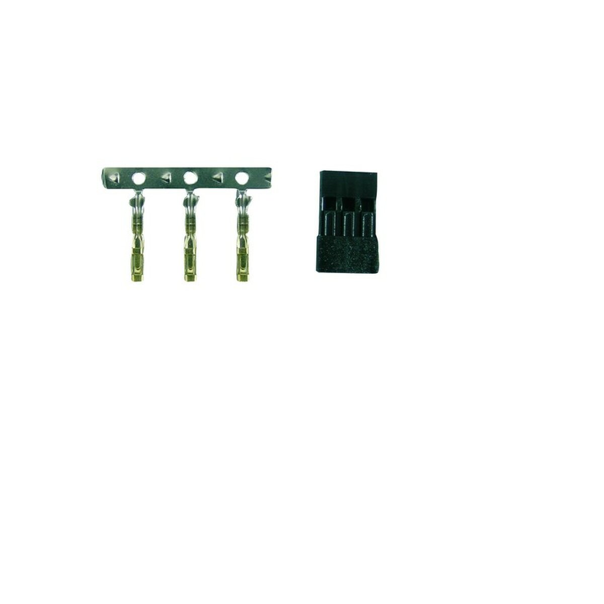 Servobuchse Bausatz JR VE100 vergold Pins Servobuchse Bausatz JR VE100 vergold Pins