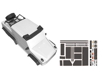 Car shell 03 assembly Apache/Surpass Wild