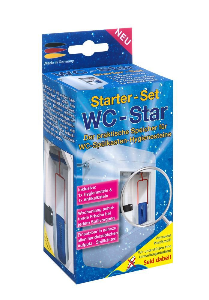WC-Star WC Star XXL 8er Nachfüll-Set für den WC-Star (Wasserkastensteine, Blauspüler) WC-Star WC Star XXL 8er Nachfüll-Set für den WC-Star (Wasserkastensteine, Blauspüler)